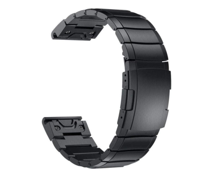 Pasek i akcesoria do zegarków TECH-PROTECT Bransoleta SteelBand do Garmin Fenix black (22mm) 5906735412628